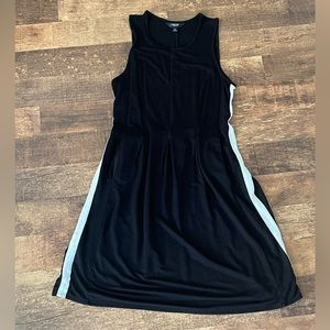 Vera Wang Black and White Sleeveless Dress Size M